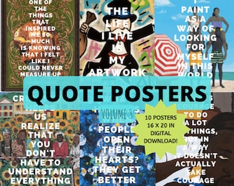 Famous Artist Quote Poster Pack Vol. 3