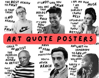 Famous Artist Quote Poster Pack (6)