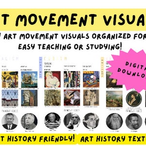 Art History / Textbook! AP Art History Notes - 31 Movement Digital Download! US & UK