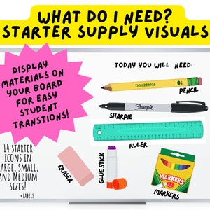 What do I need? Classroom Supply Visuals        Vol. 1 (Basic) MauroArtRoom