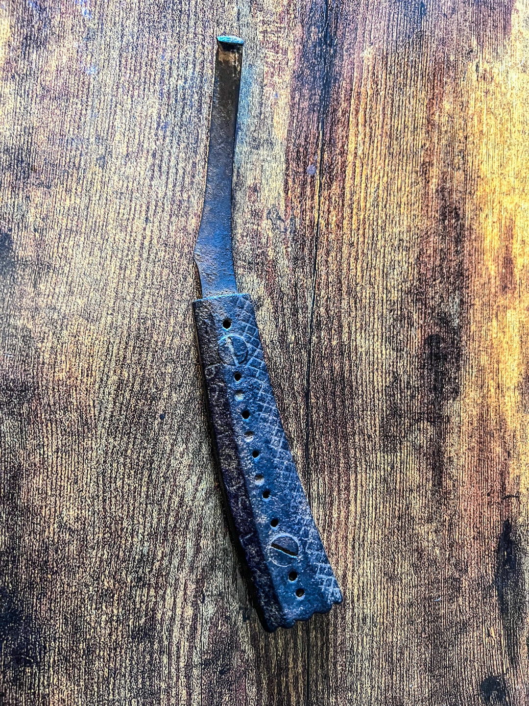Cowboy/farrier Hoof Knife crooked Knife Etsy