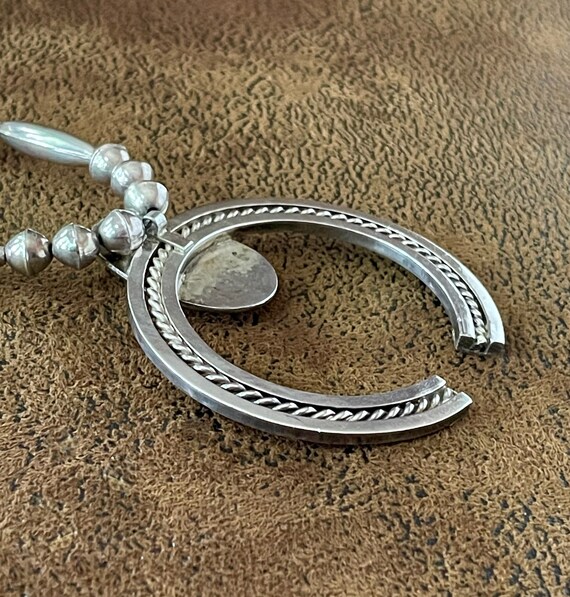 Vintage Sterling Silver Navajo Pearls and Sterlin… - image 8