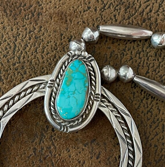 Vintage Sterling Silver Navajo Pearls and Sterlin… - image 7