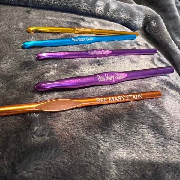 Personalized crochet hook