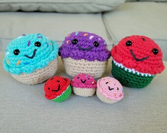 Gehaakt cupcakepatroon GEEN NAAI