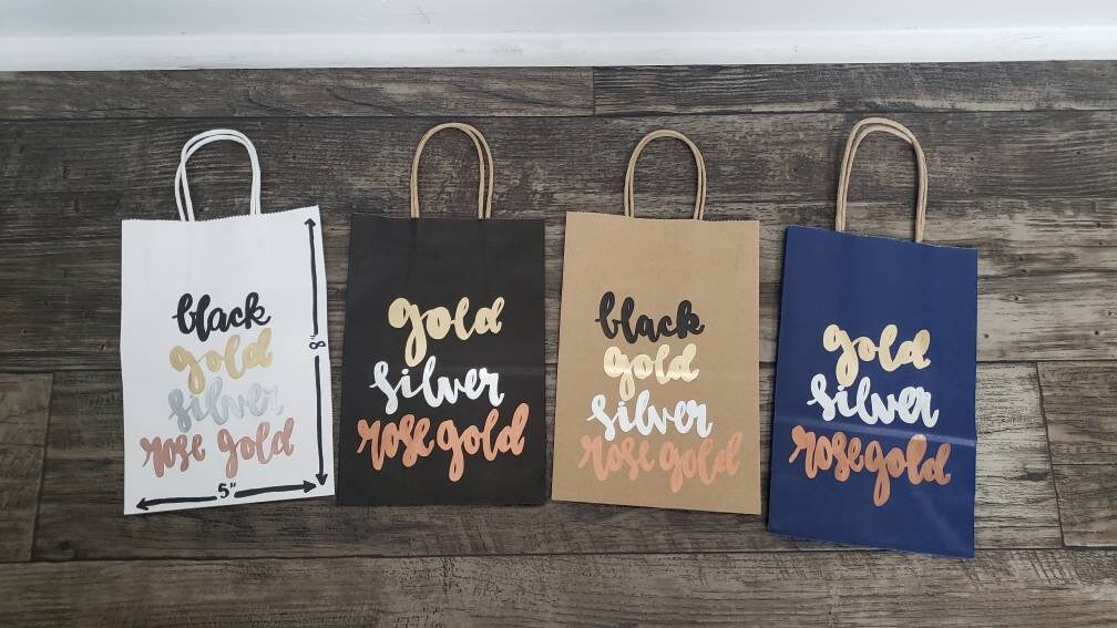 Custom Gift Bags Wedding Gift Bag Personalized Gift Bag Etsy