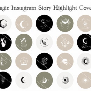 Celestial Instagram Story Highlight Covers Magical Instagram - Etsy