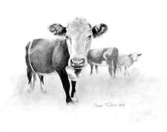Cow Drawing Easy Step By Step For Kids/Beginners
