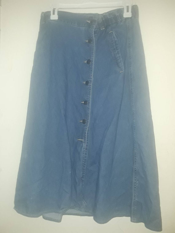 denim skirt size 6