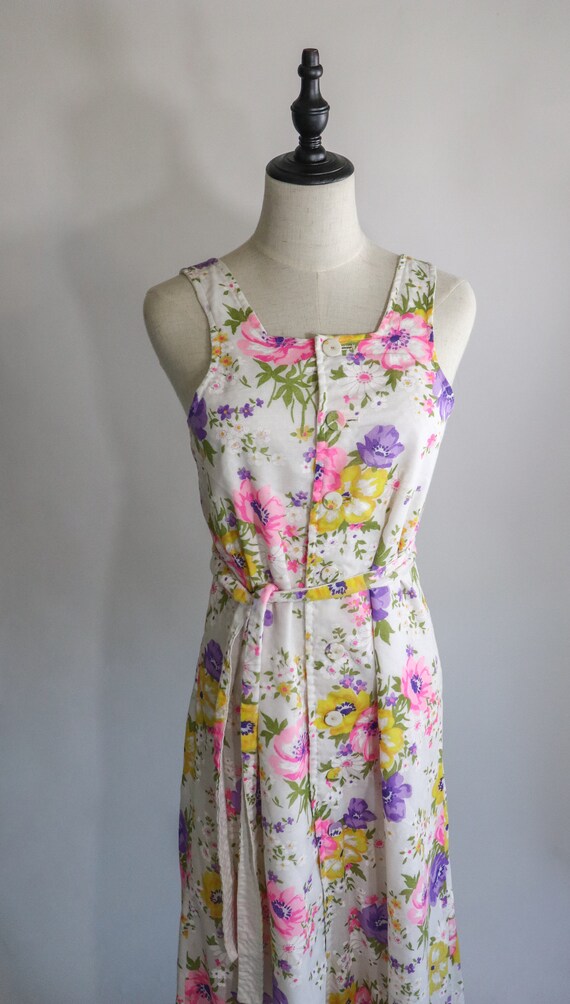 SALE | Pastel 70s Prairie Dress | flower child maxi d… - Gem