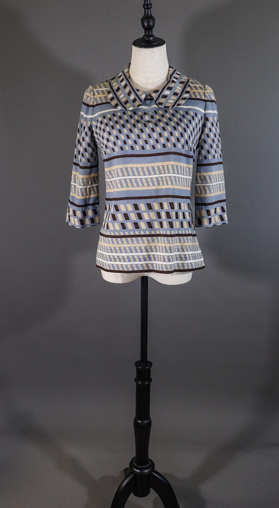 SALE | Luxe 1940s French Designer Blouse | vintage