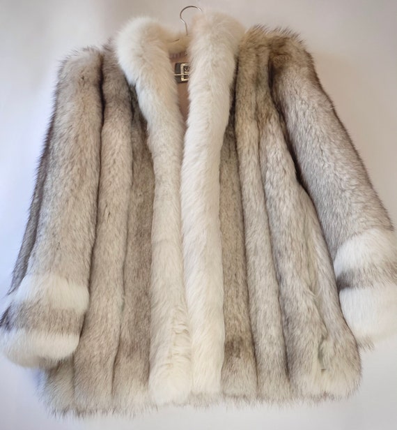 Flawless 2000s Fox Saga Fox Fur Coat Long Vintage Fur Coat - Etsy