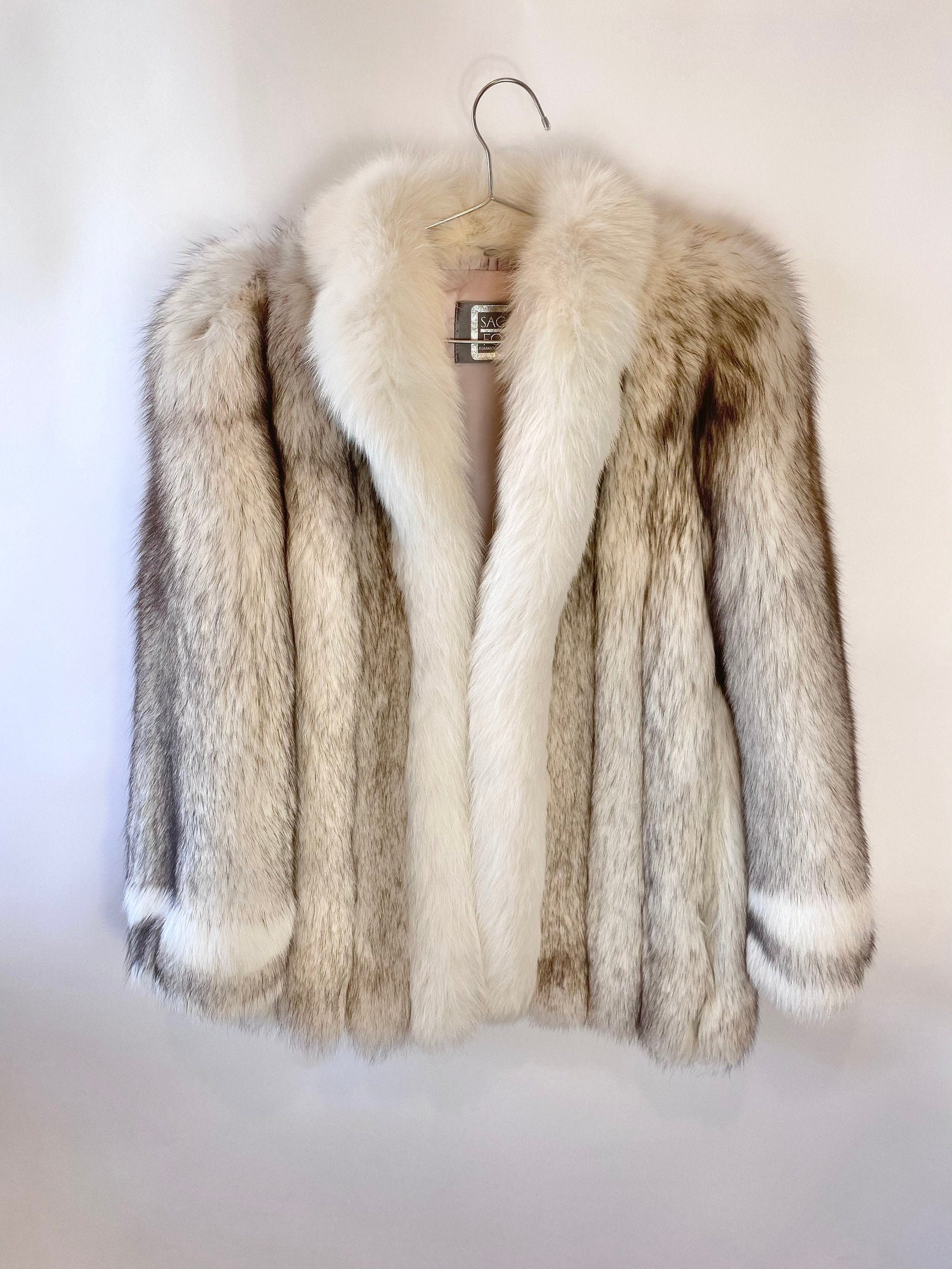 Flawless 2000s Fox Saga Fox Fur Coat Long Vintage Fur Coat Etsy Australia