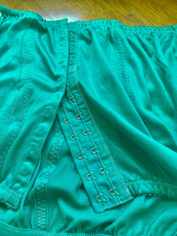 C. 1980s Emerald Garter Belt vintage retro lingerie… Gem