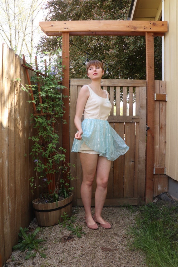 1950s Asymmetrical Sundress | 50s sundress fifties
