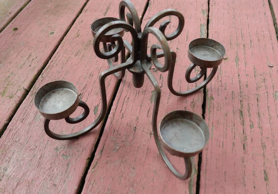 Vintage Steampunk Minimalist Candelabra Gothic Home Decor Etsy