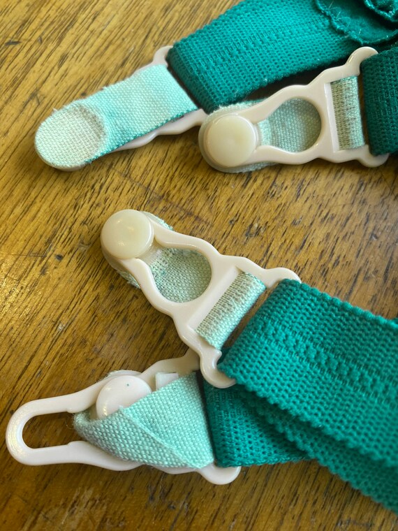 C. 1980s Emerald Garter Belt vintage retro lingerie… Gem