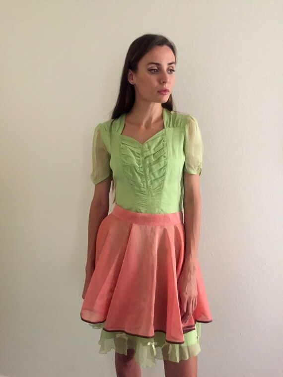 SALE | Nostalgic Pink 1950's Apron | pretty in pi