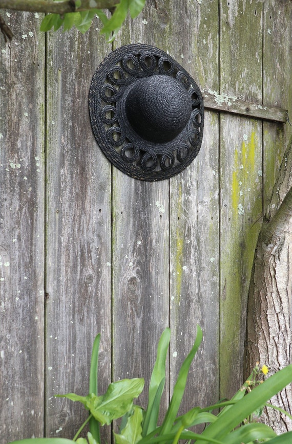 SALE | Elegant Vintage Straw Hat | 1940s style hat