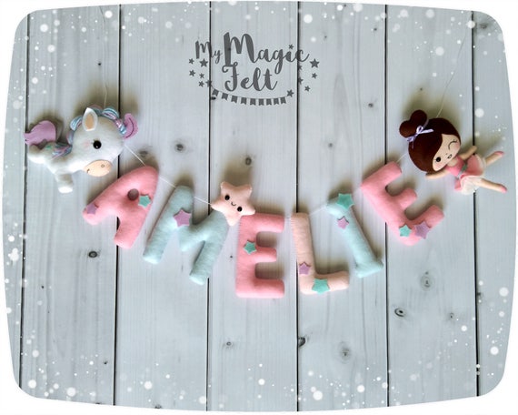 baby name bunting for nursery