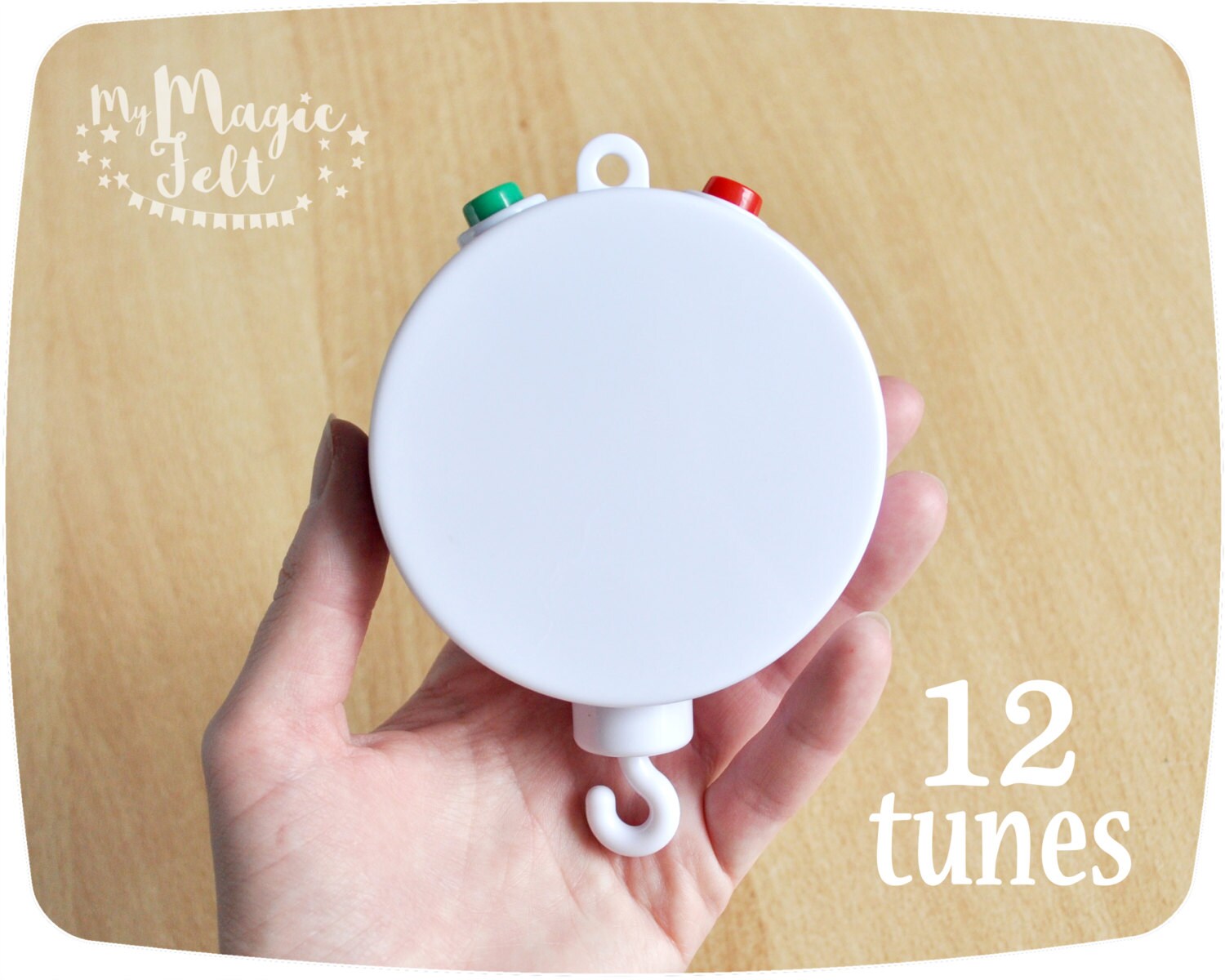 12 MELODIES Mobile music box Rotary music box Crib music Etsy