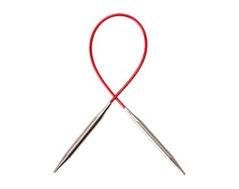 9in (23cm) long Chiaogoo Red Fixed Circular