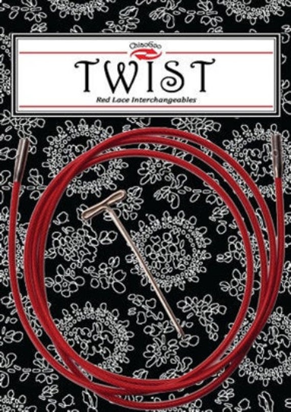 Comprar cable Twist Red para agujas circulares de ChiaoGoo