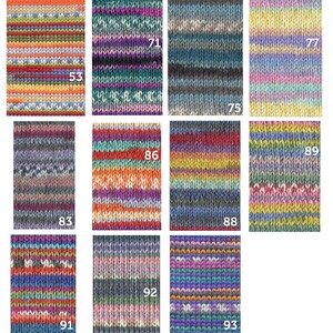 Gründl Hot Socks Cortina 6ply 5.3 Oz. / 150 G, High Quality Superwash Self  Patterning Sock Knitting Yarn 