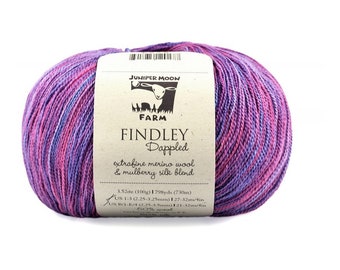 Findley Dappled - JMF laceweight hand knitting and crochet yarn - 100g ball