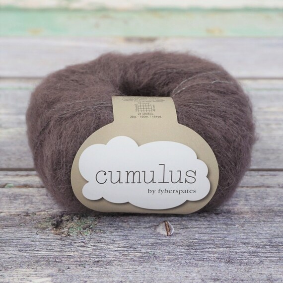 Cumulus - Plum 908, 25g ball, alpaca silk blend