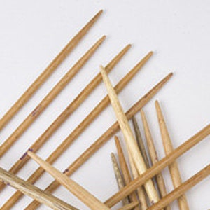 5in (12cm) long sock needles / DPNs / double pointed knitting needles - Subabul