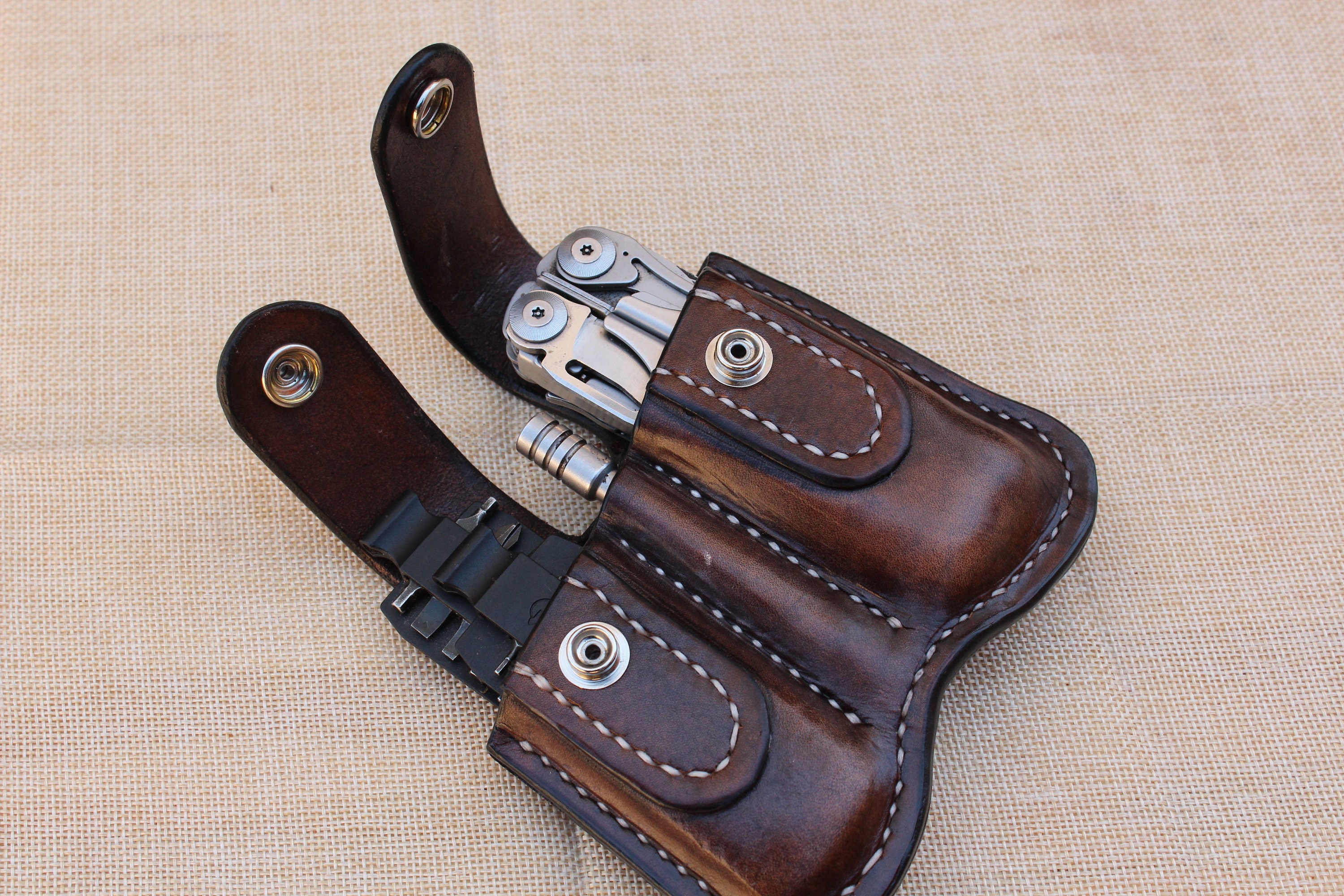 Leatherman Surge/wave Sheath Double Bit Kit and Saw Etsy