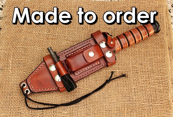 Ka Bar Leather Sheath Dc3 Stone