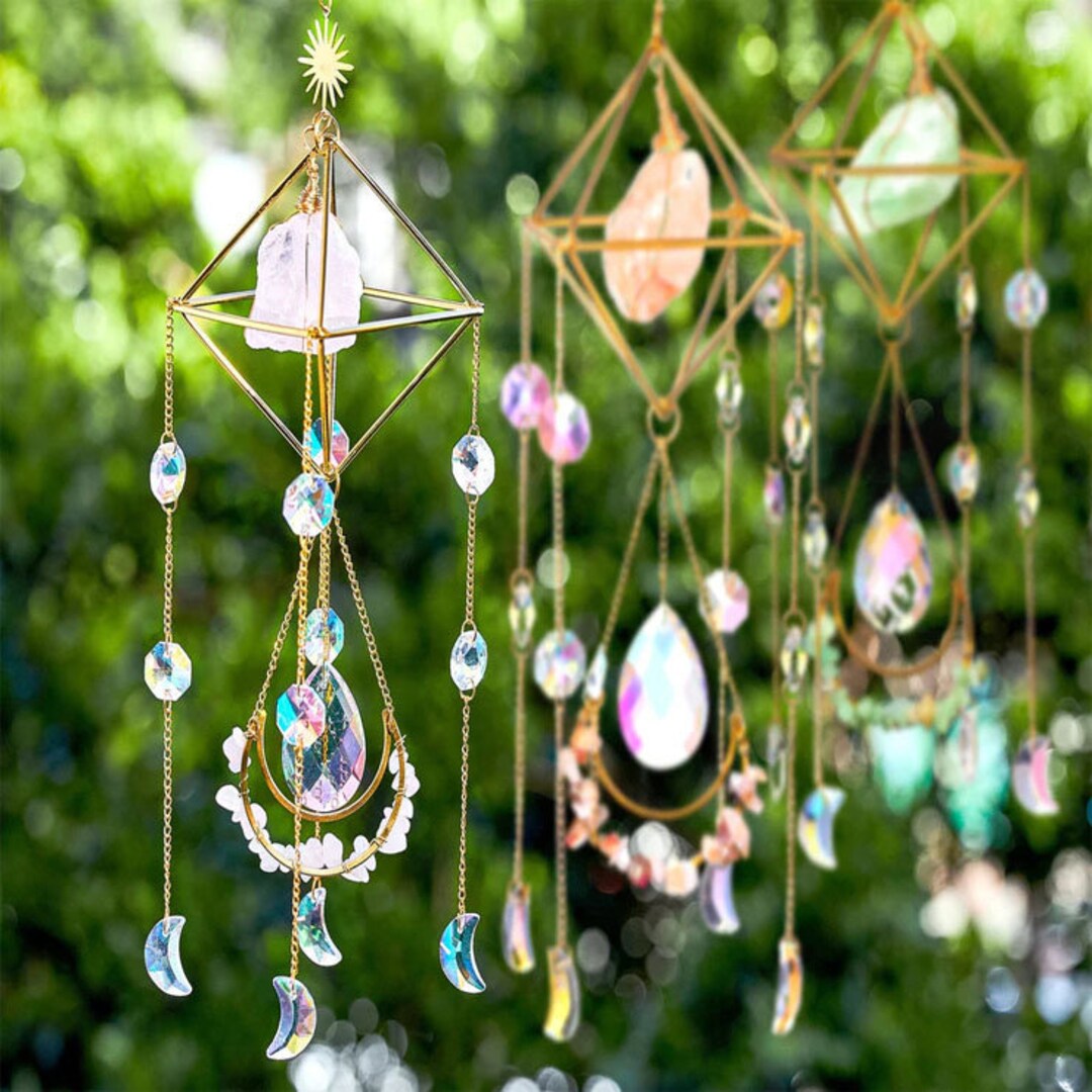 Crystal Sun Catchers for Windows Suncatcher Hanging Gift Etsy
