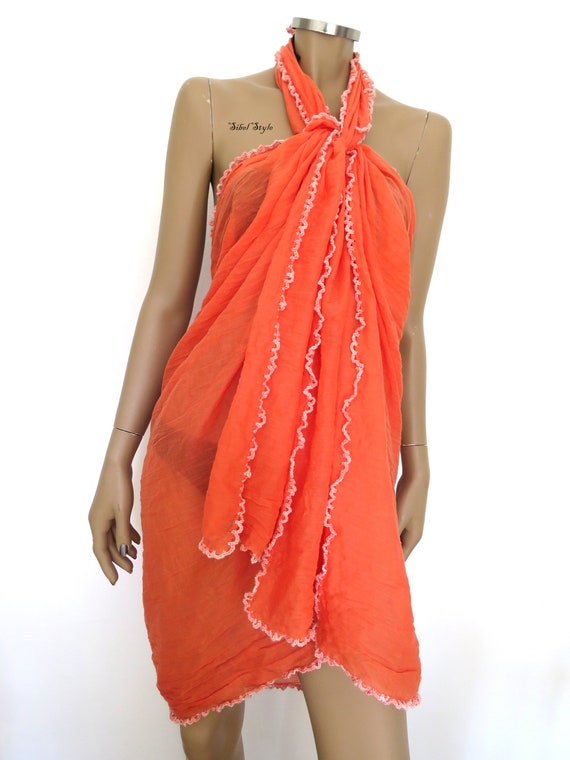 Scarf swimsuit wrap sale