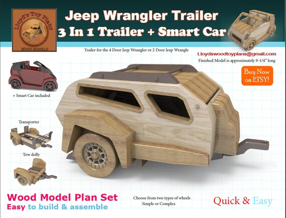 toy jeep with trailer
