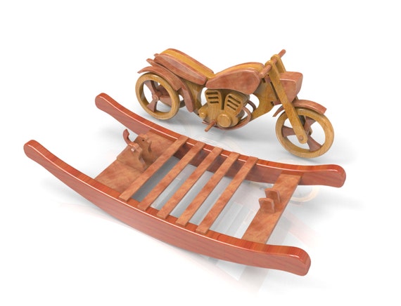 motorbike rocking horse