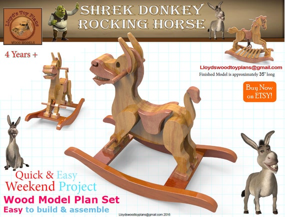 donkey rocking horse