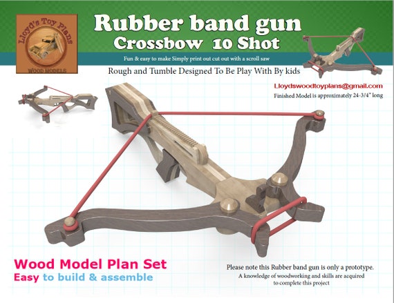 elastic band crossbow