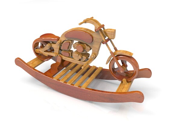 motorbike rocking horse