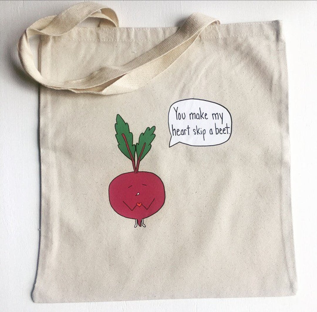 SALE - My Heart Beets for You - Tote Bag