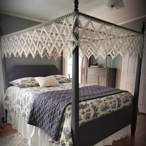 Bed Canopy Flat Style, Beautiful Double Diamond, for Your Canopy Bed