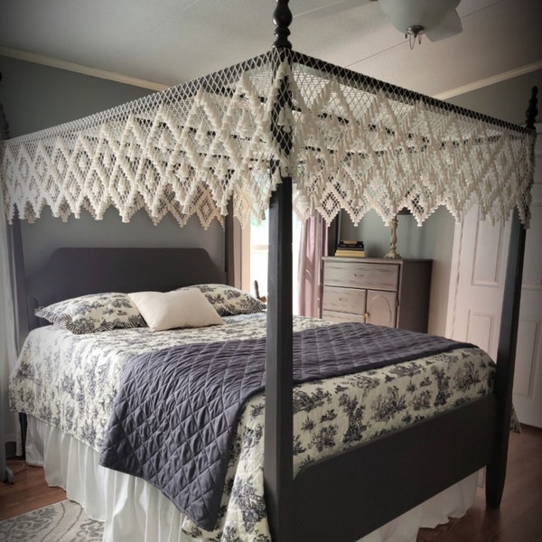 Vintage Canopy Bed Etsy