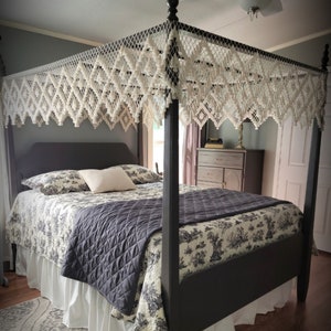 King Canopy, Double Diamond Design. Flat or Arch Style.