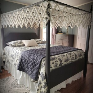 Canopy Heirloom Canopies Full Size Double Diamond Design Canopy Bedding image 2