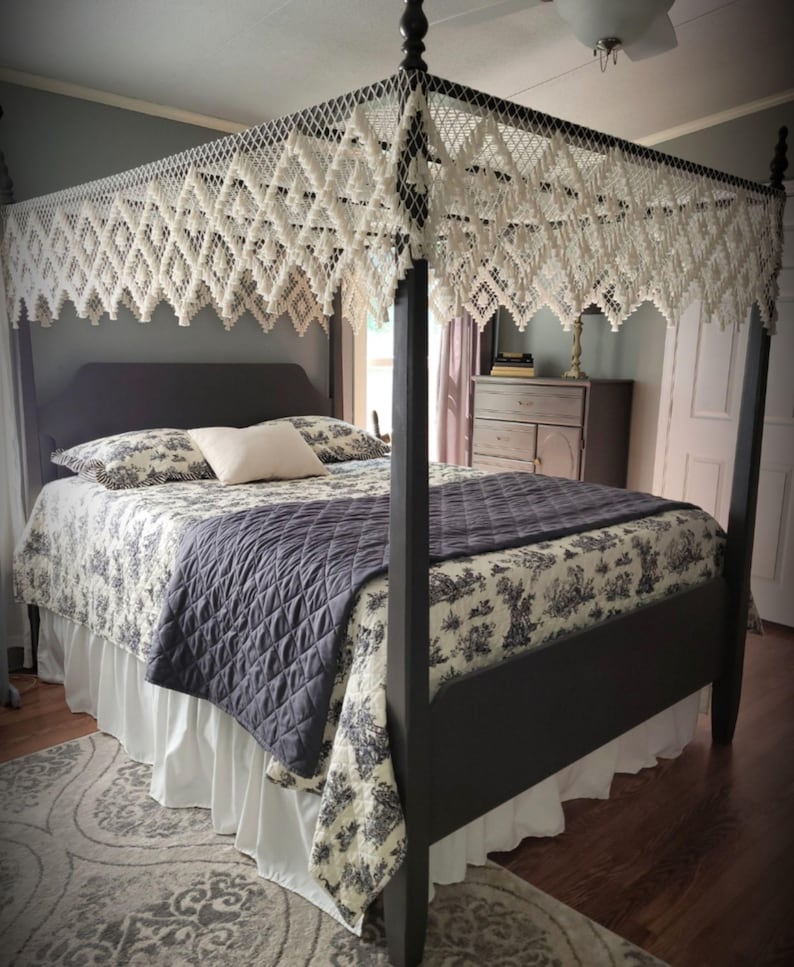 Canopy Heirloom Canopies Full Size Double Diamond Design Canopy Bedding image 2