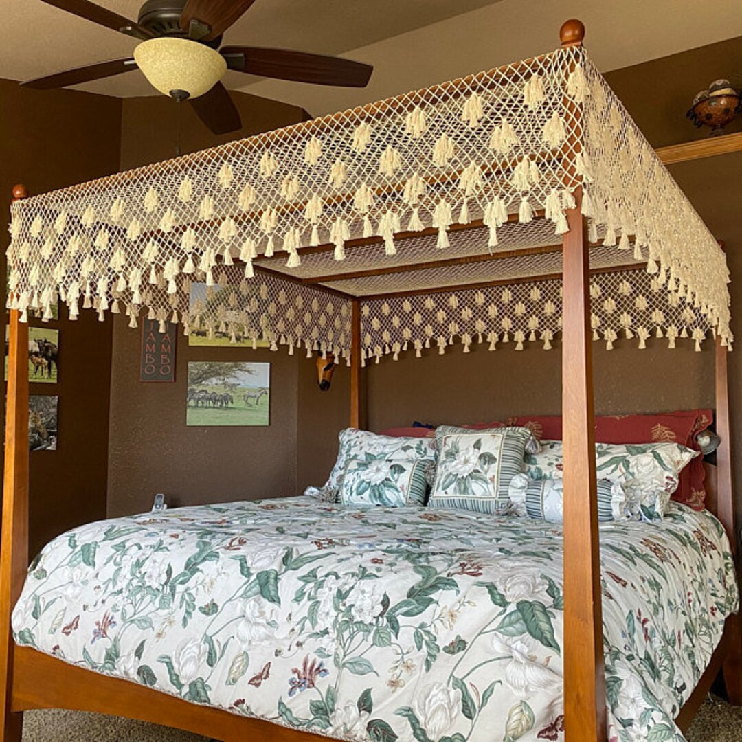 Queen Bed Canopies Handmade Canopy Tops for Flat Etsy