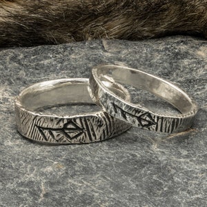 OFFER Viking engagement LOVE Rings image 2