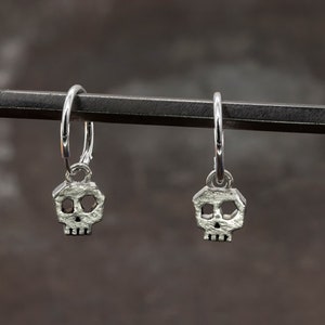 Little Skull Hoop earrings