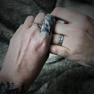 OFFER Viking engagement LOVE Rings image 5